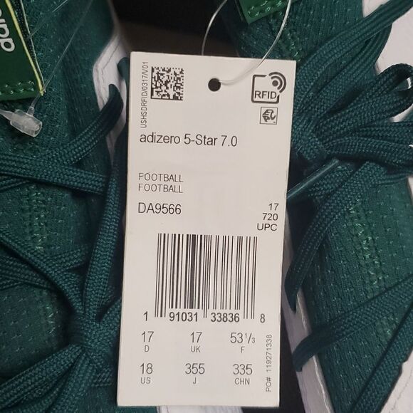 ADIDAS ADIZERO 5-STAR 7.0 MID CLEATS Men’s - Size 17 - Picture 11 of 13